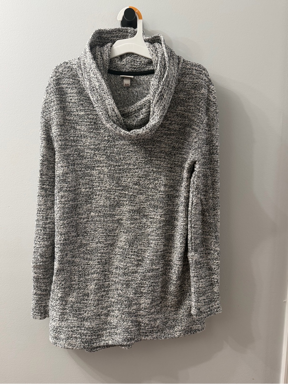 Merona Gray Marled Cowl Neck Sweater